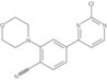 4-(2-Chloro-4-pyrimidinyl)-2-(4-morpholinyl)benzonitrile