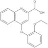 4-(2-Ethoxyphenoxy)-2-quinolinecarboxylic acid