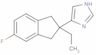 4-(2-ethyl-5-fluoro-1,3-dihydroinden-2-yl)-3H-imidazole