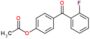 [4-(2-fluorobenzoyl)phenyl] acetate