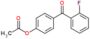 Methanone, [4-(acetyloxy)phenyl](2-fluorophenyl)-