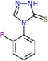 4-(2-fluorophenyl)-2,4-dihydro-3H-1,2,4-triazole-3-thione