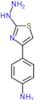 4-(2-hydrazinyl-1,3-thiazol-4-yl)aniline