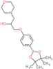 1-morpholin-4-yl-3-[4-(4,4,5,5-tetramethyl-1,3,2-dioxaborolan-2-yl)phenoxy]propan-2-ol