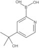 B-[4-(1-Hydroxy-1-methylethyl)-2-pyridinyl]boronic acid