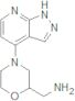 2-MorpholineMethanaMine, 4-(1H-pyrazolo[3,4-b]pyridin-4-yl)-