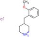 4-(2-methoxybenzyl)piperidinium chloride