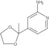 4-(2-Methyl-1,3-dioxolan-2-yl)-2-pyridinamine