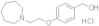 Benzenemethanol, 4-[2-(hexahydro-1H-azepin-1-yl)ethoxy]-, hydrochloride (1:1)