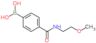 [4-(2-methoxyethylcarbamoyl)phenyl]boronic acid