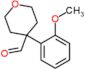 4-(2-methoxyphenyl)tetrahydropyran-4-carbaldehyde