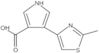 Ácido 4-(2-metil-4-tiazolil)-1H-pirrol-3-carboxílico