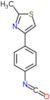 4-(4-Isocyanatophenyl)-2-methylthiazole