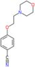 4-(2-morpholin-4-ylethoxy)benzonitrile