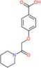 4-(2-oxo-2-piperidin-1-ylethoxy)benzoic acid