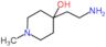 4-(2-Aminoethyl)-1-methyl-4-piperidinol