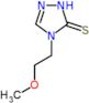 4-(2-methoxyethyl)-2,4-dihydro-3H-1,2,4-triazole-3-thione