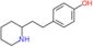 4-[2-(2-piperidyl)ethyl]phenol