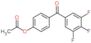 [4-(3,4,5-trifluorobenzoyl)phenyl] acetate