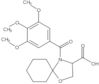 4-(3,4,5-Trimethoxybenzoyl)-1-oxa-4-azaspiro[4.5]decane-3-carboxylic acid