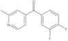 (3,4-Difluorofenil)(2-metil-4-piridinil)metanona