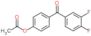 [4-(Acetyloxy)phenyl](3,4-difluorophenyl)methanone