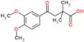 4-(3,4-dimethoxyphenyl)-2,2-dimethyl-4-oxo-butanoic acid