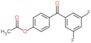 [4-(3,5-difluorobenzoyl)phenyl] acetate