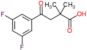 4-(3,5-difluorophenyl)-2,2-dimethyl-4-oxo-butanoic acid