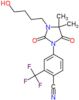 4-[3-(4-Hydroxybutyl)-4,4-dimethyl-2,5-dioxo-1-imidazolidinyl]-2-(trifluoromethyl)benzonitrile