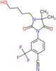 4-[3-(4-hydroxybutyl)-4,4-dimethyl-2,5-dioxoimidazolidin-1-yl]-2-(trifluoromethyl)benzonitrile