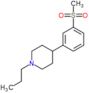 4-[3-(methylsulfonyl)phenyl]-1-propylpiperidine