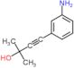 4-(3-Aminophenyl)-2-methyl-3-butyn-2-ol