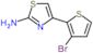 4-(3-bromothiophen-2-yl)-1,3-thiazol-2-amine