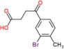4-(3-bromo-4-methylphenyl)-4-oxobutanoic acid