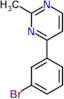 4-(3-bromophenyl)-2-methylpyrimidine