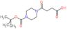 4-[4-(tert-butoxycarbonyl)piperazin-1-yl]-4-oxobutanoic acid