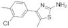 4-(3-chloro-4-methylphenyl)-5-methyl-1,3-thiazol-2-amine