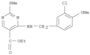 5-Pyrimidinecarboxylicacid, 4-[[(3-chloro-4-methoxyphenyl)methyl]amino]-2-(methylthio)-, ethyl ester