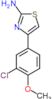 4-(3-chloro-4-methoxyphenyl)-1,3-thiazol-2-amine