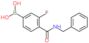 [4-(benzylcarbamoyl)-3-fluoro-phenyl]boronic acid