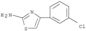 2-Thiazolamine,4-(3-chlorophenyl)-