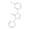 3H-Pyrazol-3-one, 4-(3-chlorophenyl)-1,2-dihydro-2-phenyl-