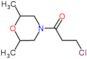 3-Chloro-1-(2,6-dimethyl-4-morpholinyl)-1-propanone