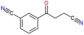 3-(3-cyanopropanoyl)benzonitrile