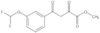 Methyl 3-(difluoromethoxy)-α,γ-dioxobenzenebutanoate