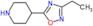 4-(3-ethyl-1,2,4-oxadiazol-5-yl)piperidine