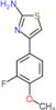 4-(3-fluoro-4-methoxyphenyl)-1,3-thiazol-2-amine