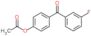 Methanone, [4-(acetyloxy)phenyl](3-fluorophenyl)-