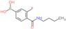 [4-(butylcarbamoyl)-3-fluoro-phenyl]boronic acid
